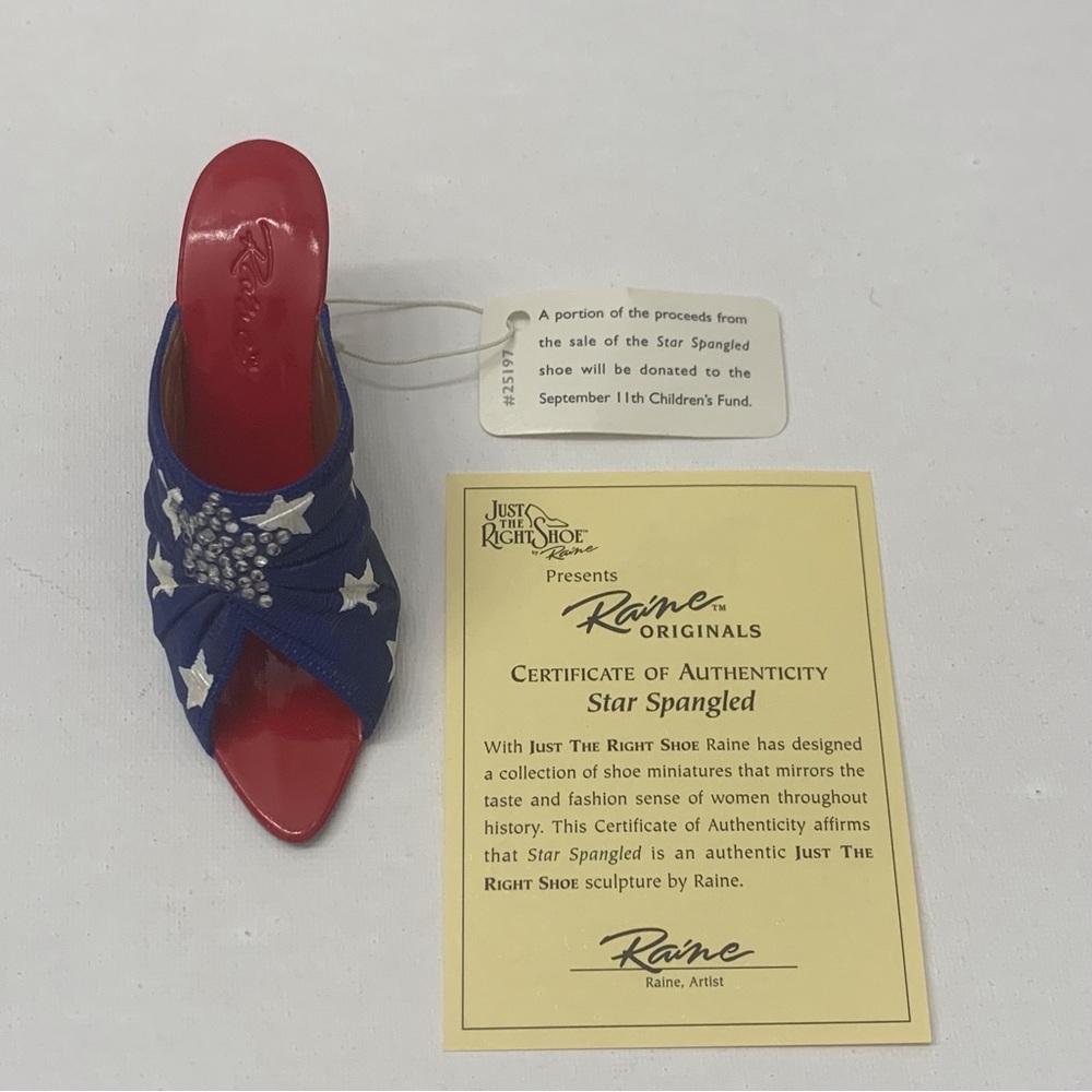 Just The Right Shoe Star Spangled 2002 Y2K